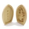 Special Guardian Buddha Dakini Incense Holder Buddha Guardian Buddha for Good Fortune Boxwood Wood Carving 17567 Kurita's Statue (Lotus-Shaped