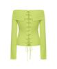 Kwajipyuliti Piercing Off-Shoulder Top