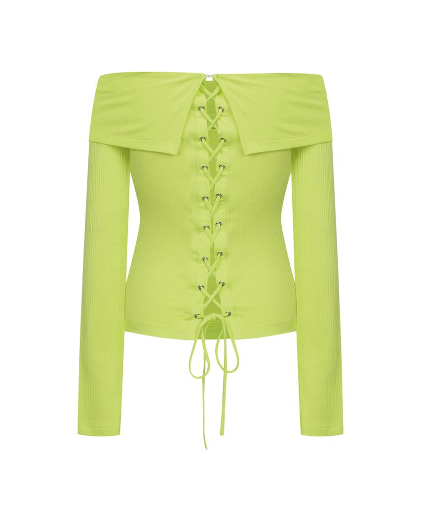 Kwajipyuliti Piercing Off-Shoulder Top