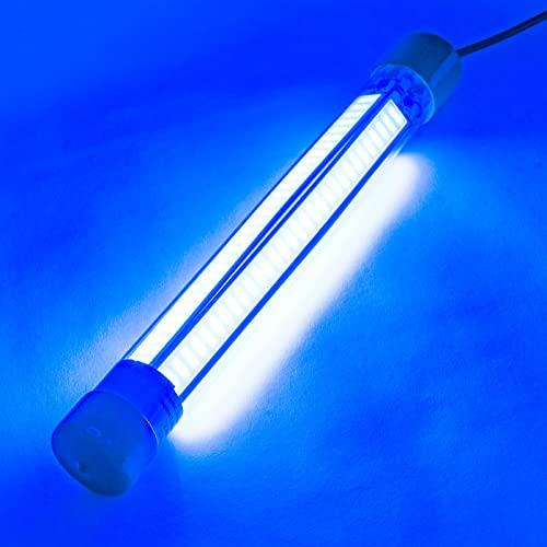 FUNKS 7200 лм Синий Рыболовный Фонарь, 60 Вт Светодиодный Рыболовный Фонарь, Подводный Рыболовный Фонарь, 7200 Люмен, 12 В, Синий