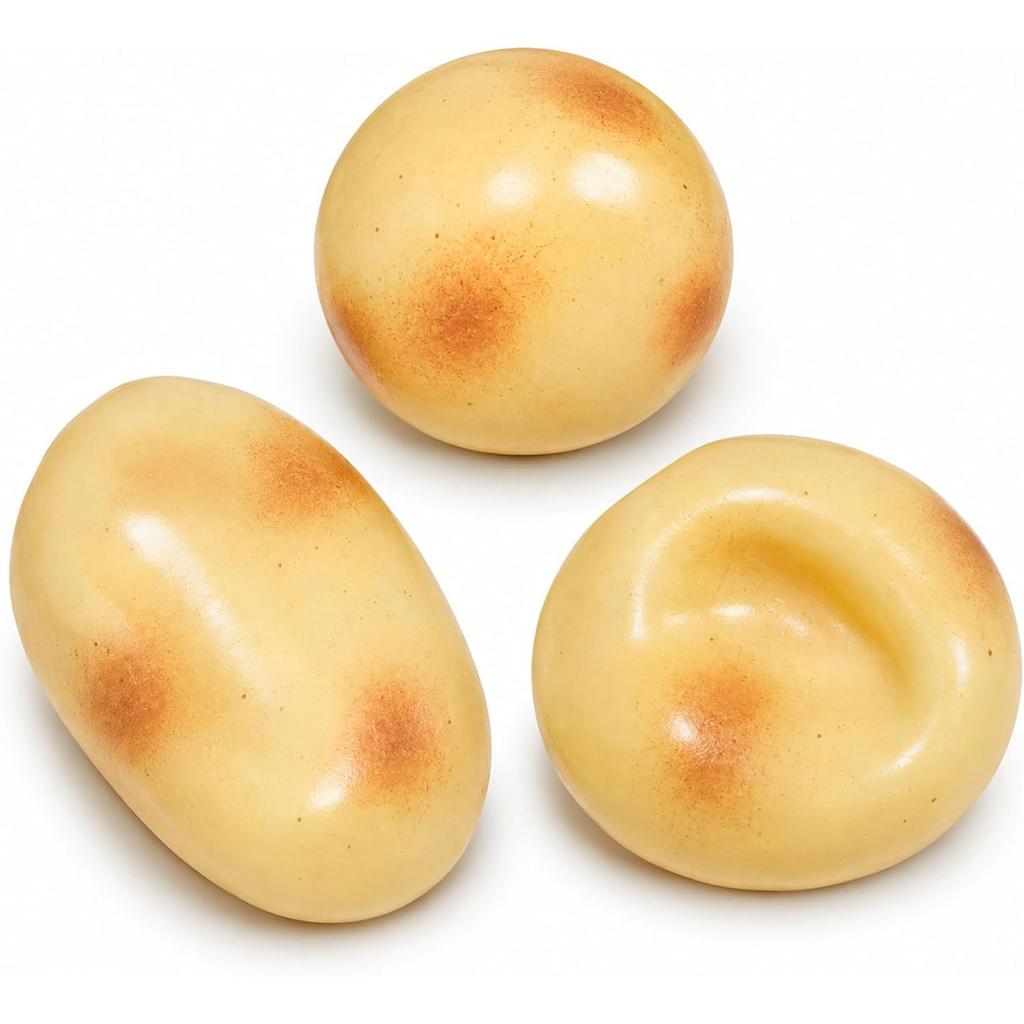Mashed Potato Squishy Stress Toy Coconut Oil Simulated Food Potato Squeeze Ball, Soft Sensory Fidget Toy For Stress Relief