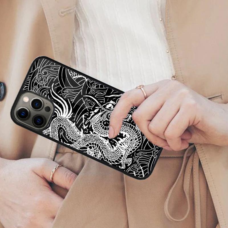 Dragon Pattern Magnetic Phone Case For APPLE iPhone 17 Air 16 14 13 12 Pro Max 15 Plus Wireless Charge With MagSafe Cover