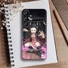 Nezuko P-Kamado Phone Case For Samsung Galaxy A73,21,22,32,71,53,52,51,80,5G Soft Black Cover