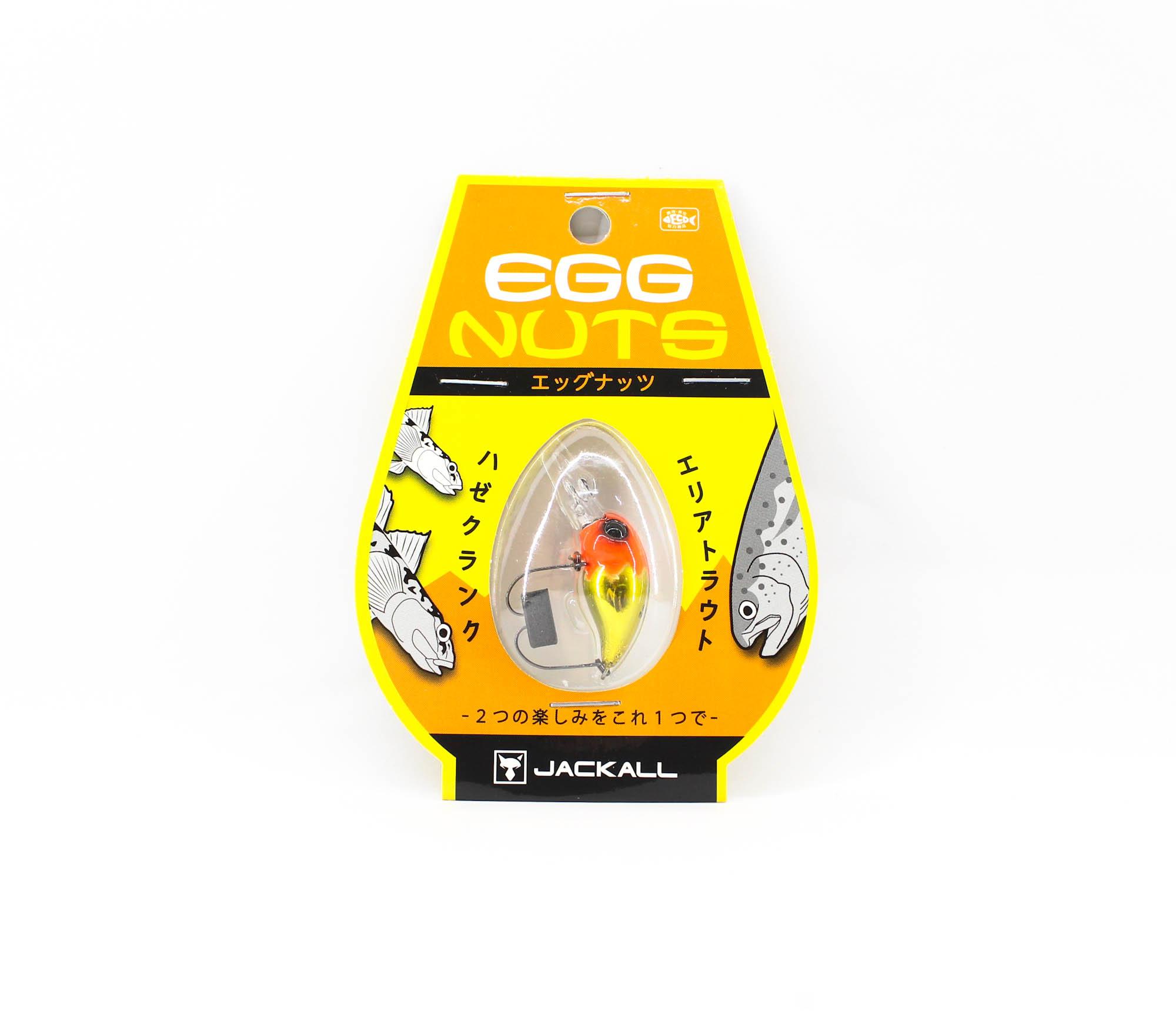

Jackall Egg Nuts 28 Crank Bait Плавающая приманка Оранжевое золотое яйцо (5164)