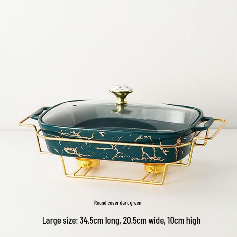 Qianxing Ceramic Double-Handle Pot with Rack