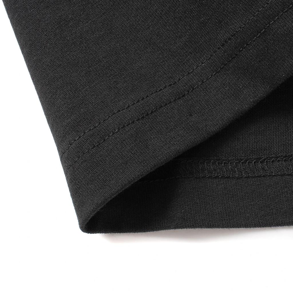 Li-Ning Inspiration From Heaven Cartoon Print Round Neck T-Shirt Unisex Tops Black AHSS359-4