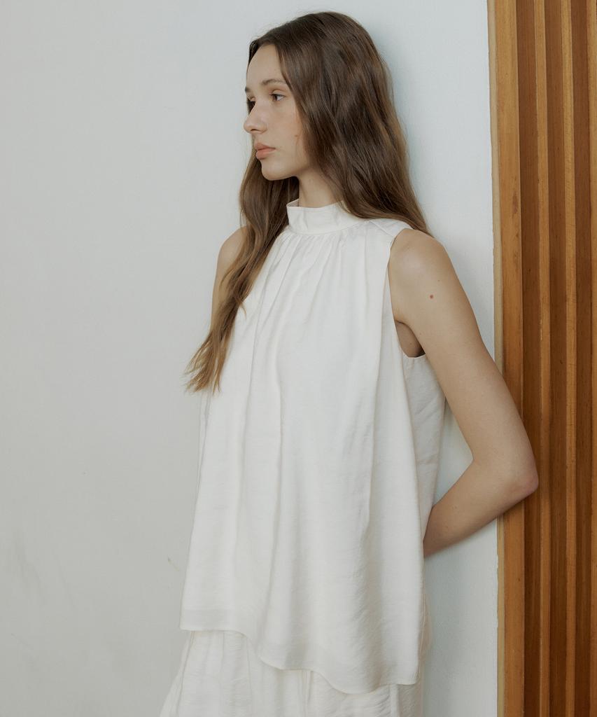 OCTETTE Roel High Neck Blouse_2Color
