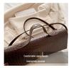 Exquisite 2025 Solid Color Casual Buckle Large Capacity Stylish Crossbody Baguette Women's Bag