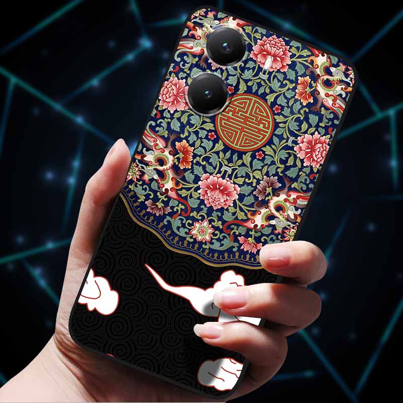 For Xiaomi Poco X7 Pro Case X7Pro 5G Soft Silicone Bumper 3D Flowers Emboss Phone Cases for Poco X 7 Pro 2025 Back Covers Shells