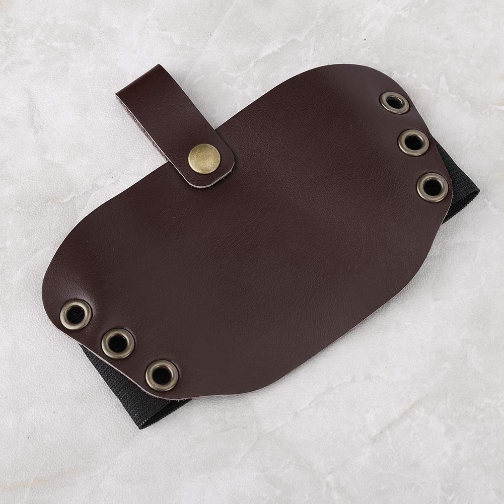 Shift Pad Protector Shift Guard Shoe Protective Cover PU Material Easy Installation Anti-Scratch Anti-Slip Driver Brown