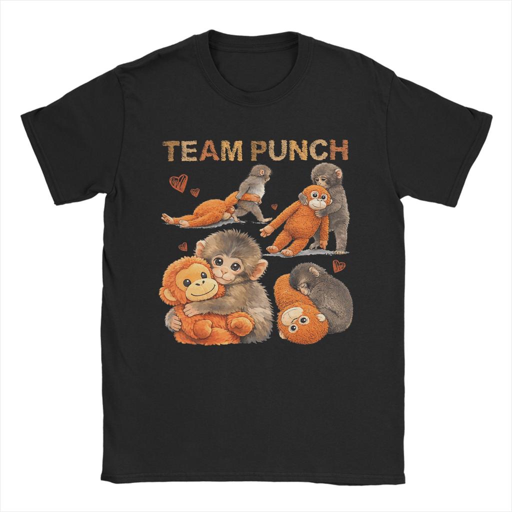 2026 New Baby Monkey Punch Cotton Causal TShirt for Unisex Summer Vintage T Shirts O Neck Novelty Tees Oversize Wholesale Tops