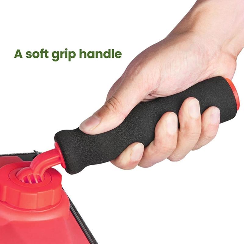 9Inch Rotating Handle Paint Brush Set With Edges Trimmer And Paint Tray For Professional Painting And DIY Projects