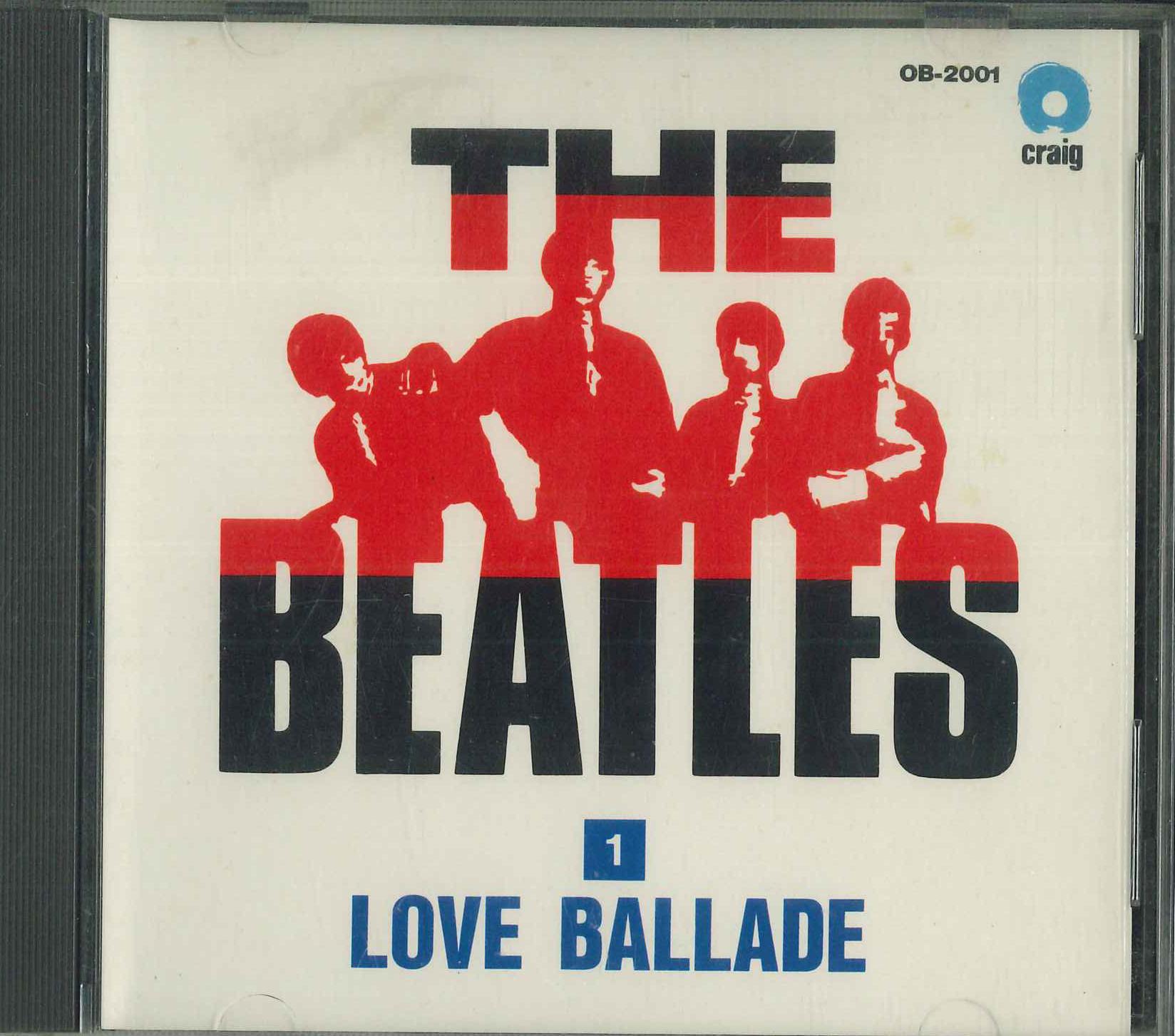 

CD BEATLES - Love BALLADE OB2001 DAIICHI 1991 Япония Рок Б/У