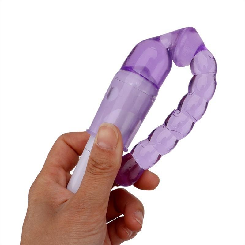 Adult Toy Vibrating Plug Silicone Vibrator Pulled Beads Massager