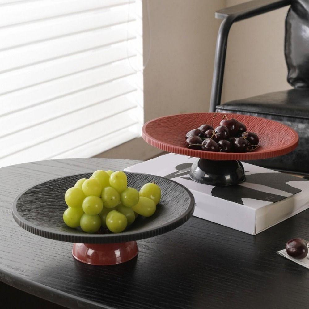 Abtropfende Trockenfruchtschale Kunststoff-Süßigkeitenteller Multifunktionales Snack-Serviertablett für die Küche