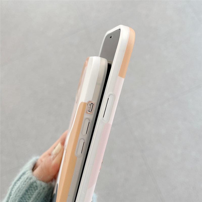 Art Abstract Geometry Ins Style Phone Case For Iphone 12 13 11 Pro Max Xr Xs Max X 7 8 Plus Se 2 12pro 11 14 Pro Graffiti Cover