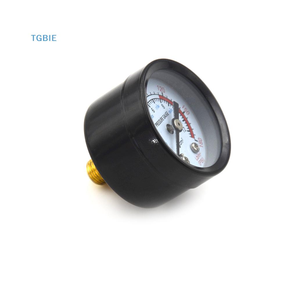 [TL][TL]1PC 10mm Thread Gas Air Pump Pressure Gauge Compressor Manometer 0-12BAR 0-180PSI