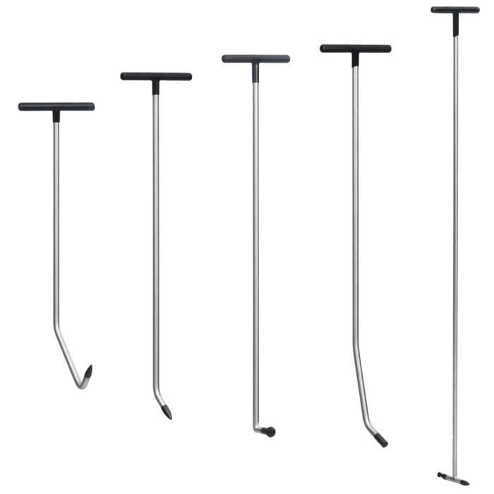 VidaXL Kit de débosselage sans peinture 5 pcs Acier inoxydable