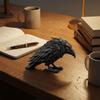 Realistic Crow Ornaments Gothic Style Halloween Decor Prop Desktop Ornaments  Gothic Lovers Gift