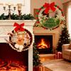 Christmas Wreath Making Kits For Adults Handmade Crafting Set With LED Light Festive Farmhouse Wreath For Art Teachers Family