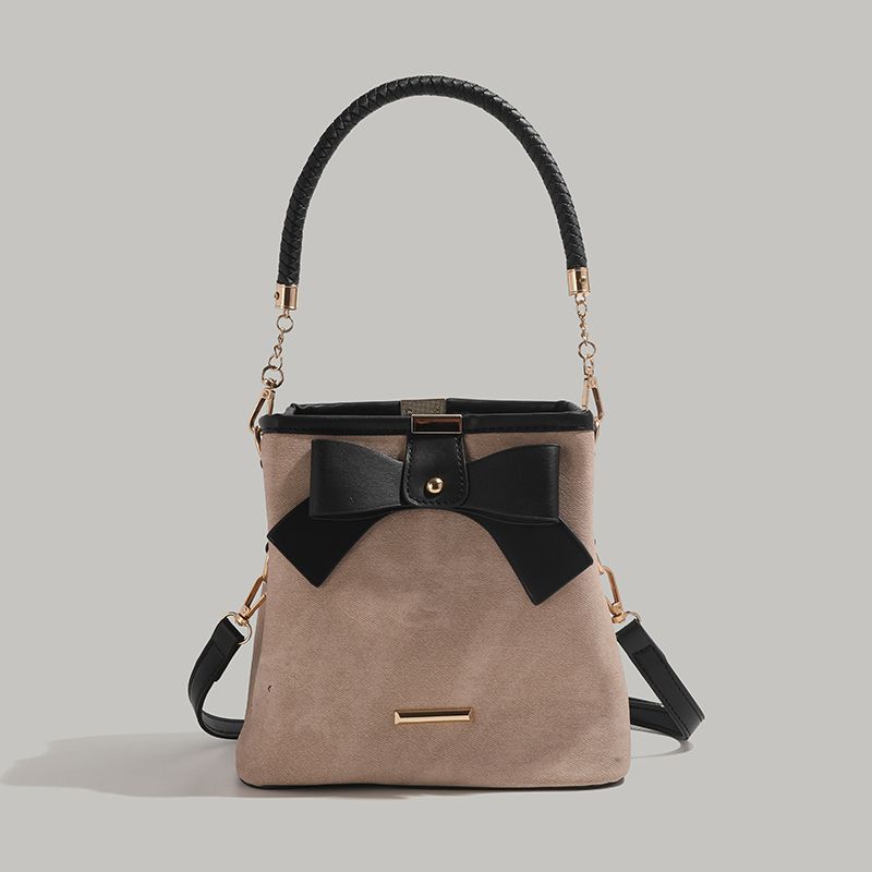 

JIAERDI Sweet Cool Black Shoulder Bags Purse Women 2025 Versatile Bow Y2k Handbag Female Hot Girls Crossbody Bags Bucket Bag New 19x19x10cm хаки