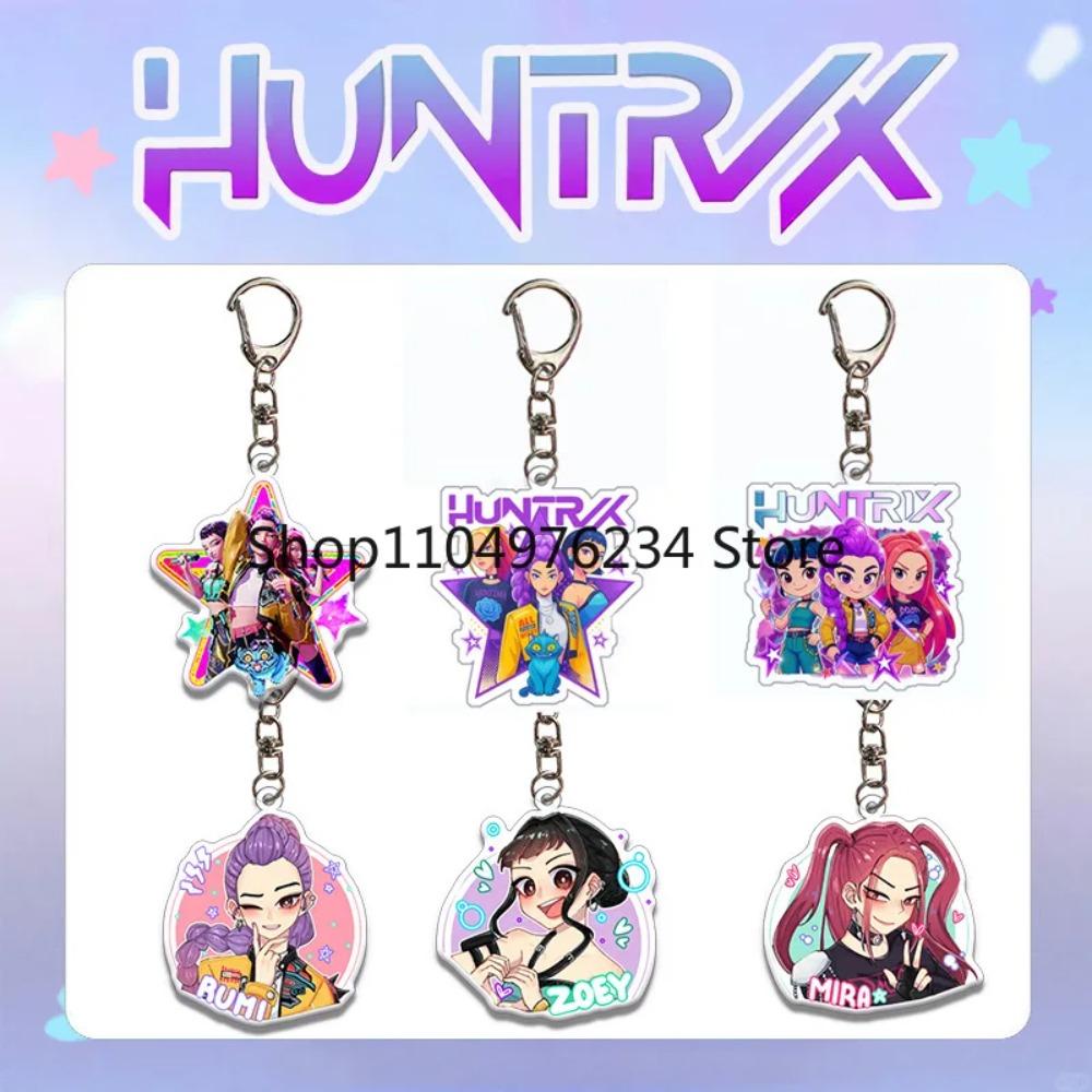 Kpop Demon Hunters Mini-Schlüsselanhänger-Set – Rumi, Zoey, Jinu, Mira, Tiger Designs – Sammler-Schlüsselanhänger für Kpop-Fans – Accessoires und Geschenke