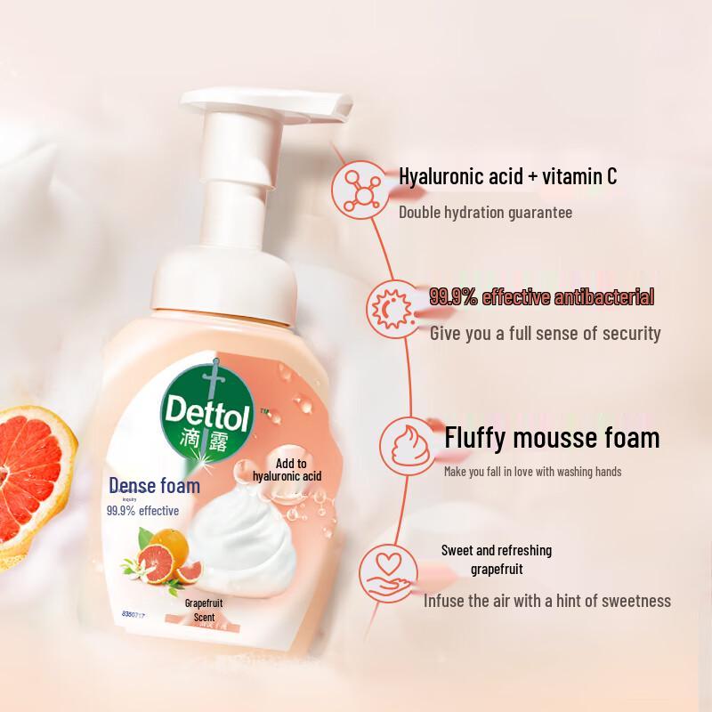 Dettol Foaming Hand Wash, Antibacterial & Moisturizing