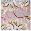 Luxury Brand Square Scarf For Ladies Lily Print Silk Scarf Women Bandana Large Hijab Female Shawl Scarves Warps