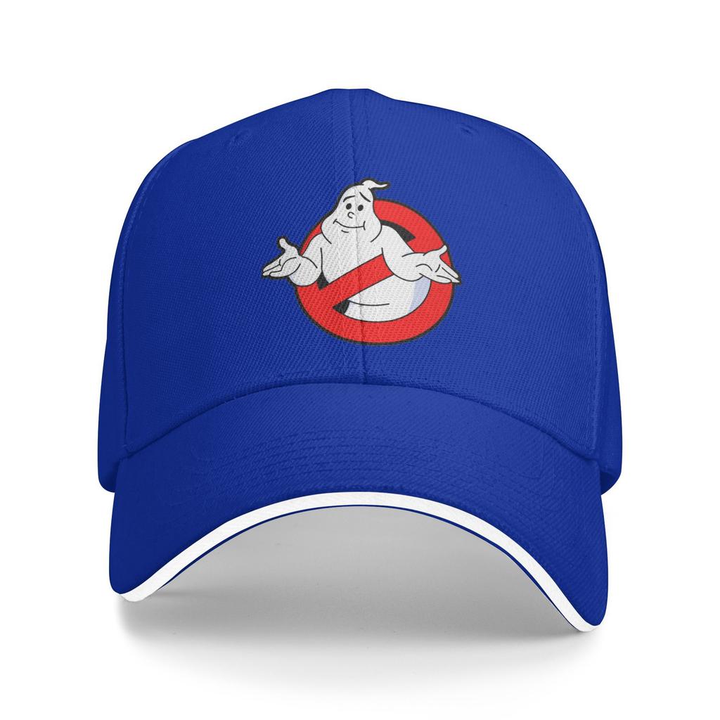 Cute Ghostbusters Logo   Shrug Sun Baseball Cap Spring Men Print Trucker Hat Breathable Streetwear Outdoor Sports Baseball Caps