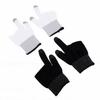 Gants de Jeu Mobile Haute Sensibilité Sans Couture Écran Tactile Jeu Mobile Manches de Doigts Noir Blanc