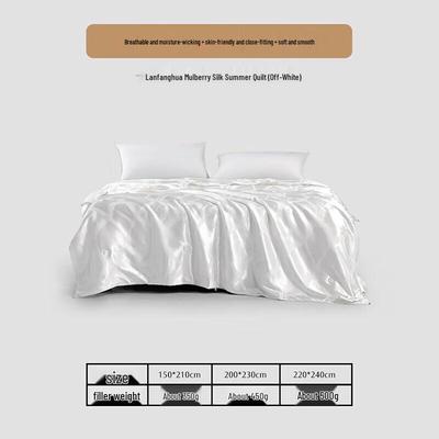 Mercury Home Textiles Tussahseide Sommerdecke