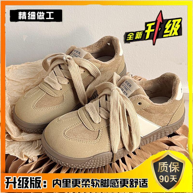 New Chinese Style 2025 Autumn and Winter New Warm Cotton Shoes Round Toe Retro Versatile Fleece Board Shoes Casual Moral Training Shoes for Women