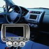 ABS Plastic Dash Adapter 9 Inch Car Radio Fascia Frame Kit for Honda Jazz Fit 2006 RHD Custom Housing Manual AC, Navigation Panel Frame, Stereo