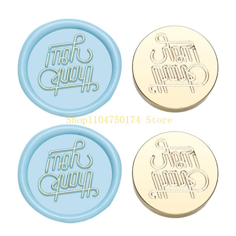 Seal Stamp Head Replacement Antique Embossed Sealing Stamp Head for Envelope top sale