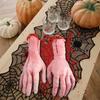 Scary Blood Bandage Broken Severed Hands Halloween Bloody Cloth Strips Haunted House Decorations Blood Gauze Bandage