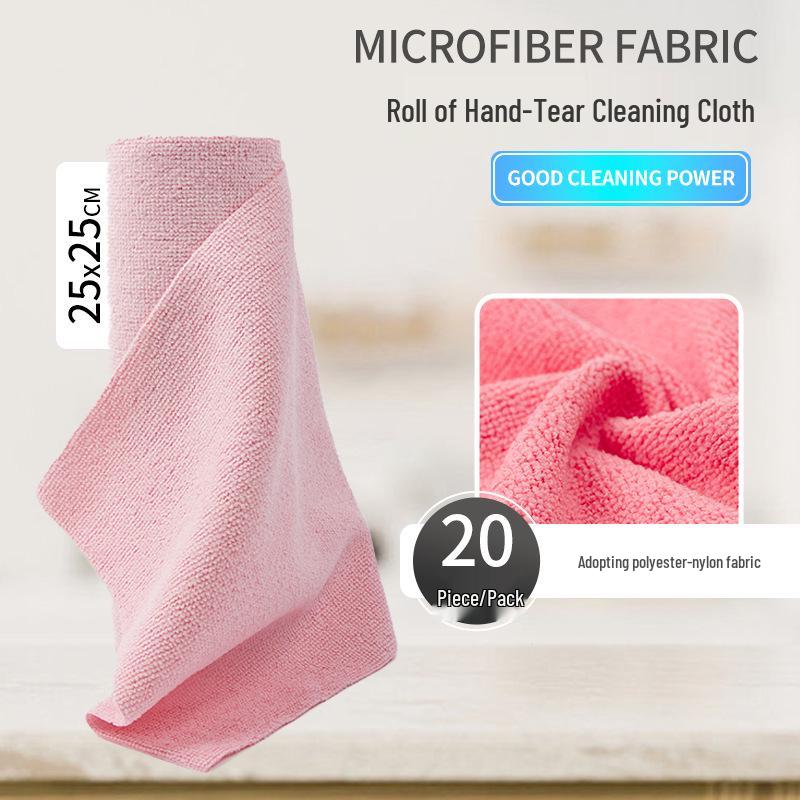 

Superfine Fiber Tearable Cleaning Towel Roll - Multipurpose Dish & Car Cloth Loose Pack grass зелений колір