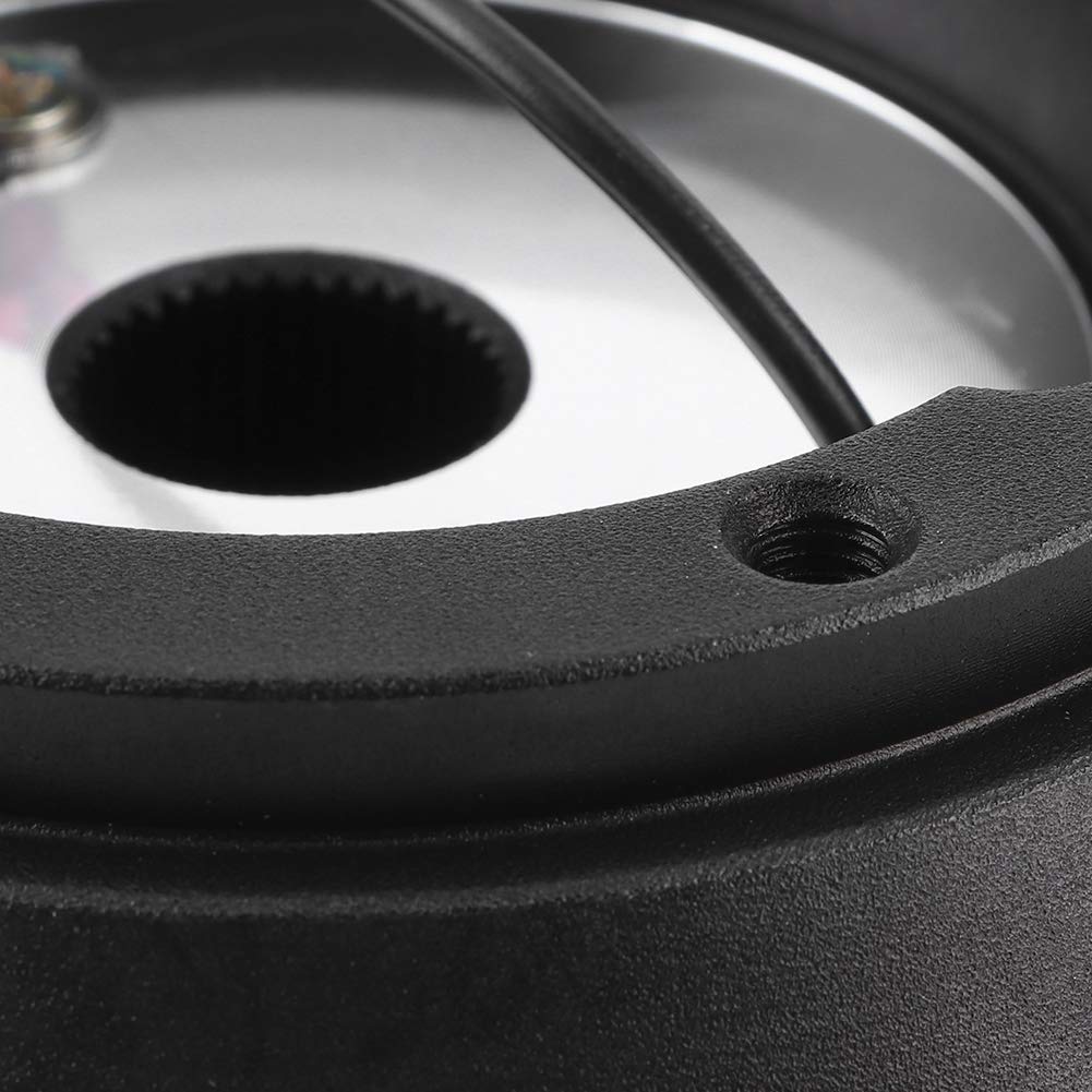 Terisass Steering Wheel Short Hub Adapter Black Quick Release Boss Kit SRK-160H Fits Mazda Miata RX-7