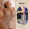 Sexy Lingerie Seduction Lace One-piece Suit Passion Crotch Straight Into Uniform No-take Pajamas