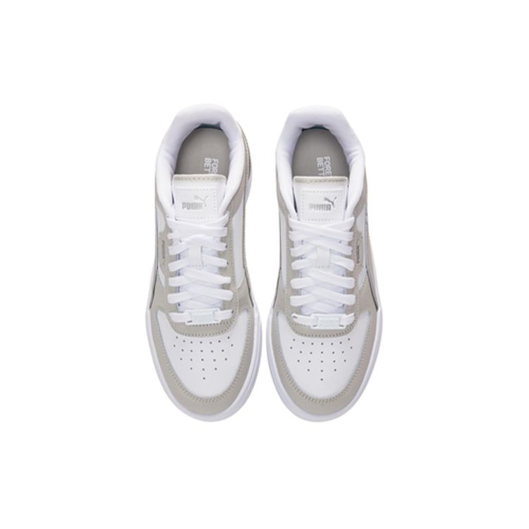 Puma Caven Dime White Grey Violet Unisex Sneakers Silver 384953-11