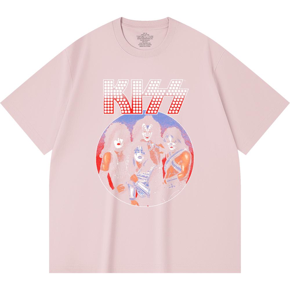 230 Gsm 100% Cotton Heavy Metal T-Shirt  Rock Band Popular Music Print Unisex Heavy Cotton T Shirt