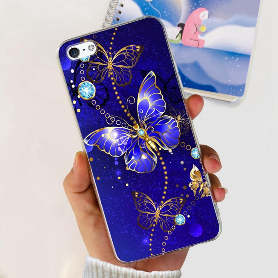 Lovely Printing Phone Case For iPhone 5 5s SE (2016) Soft Silicone TPU Back Cover For iPhone SE 2016 iPhone5 iPhone5s 4.0"