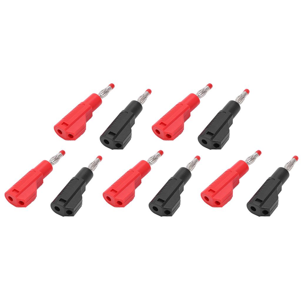 5Set U39 4mm PVC Telescopic Banana Plug Connector Fireproof for Electrical Testing