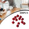 100 Pieces Acrylic Cubes Blank Dice DIY Learning Stacking Toy 1cm Board Game Building Blocks for