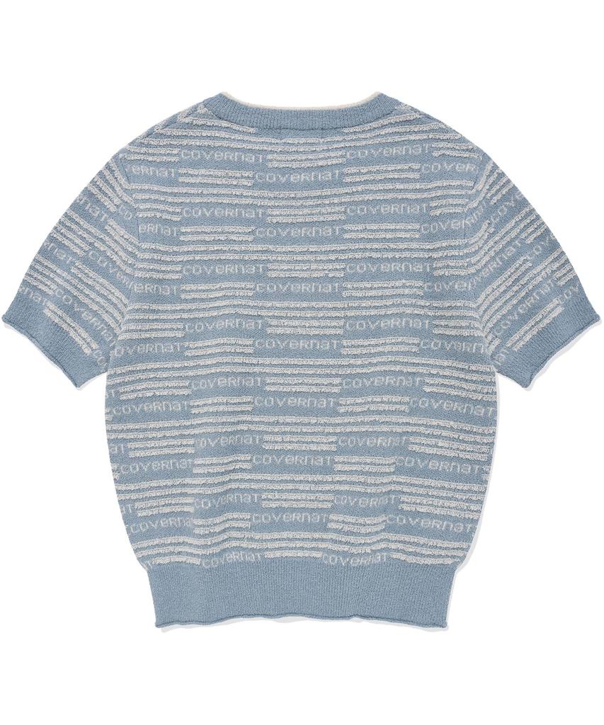COVERNAT WOMAN Boucle Half Knit Blue