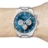 BOSS Pioneer Blue Silver Metal Men's Quartz Watch 1513713