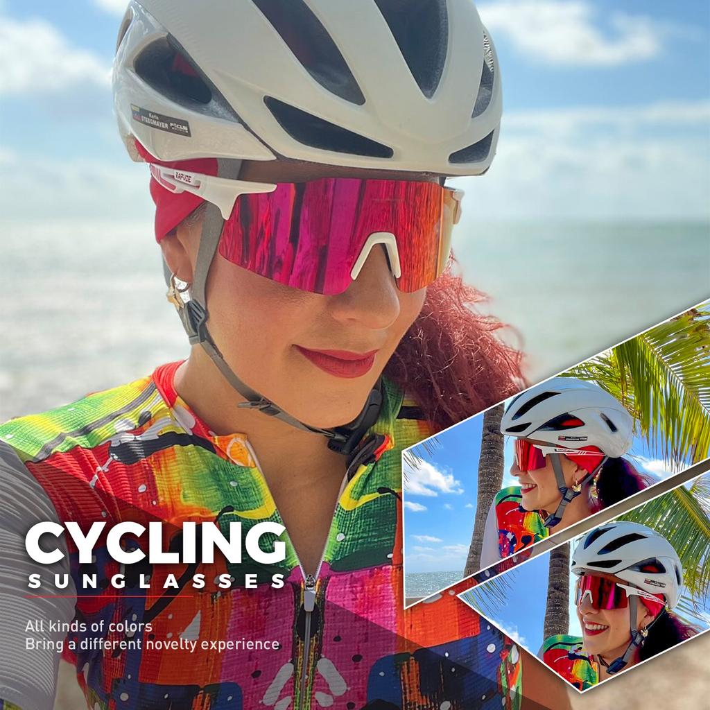 Pochromic Cycling Sunglasses  UV400 Cycling Glasses Outdoor Bike Eyewear MTB Hiking Sports Riding Glasses Bicycle Goggles