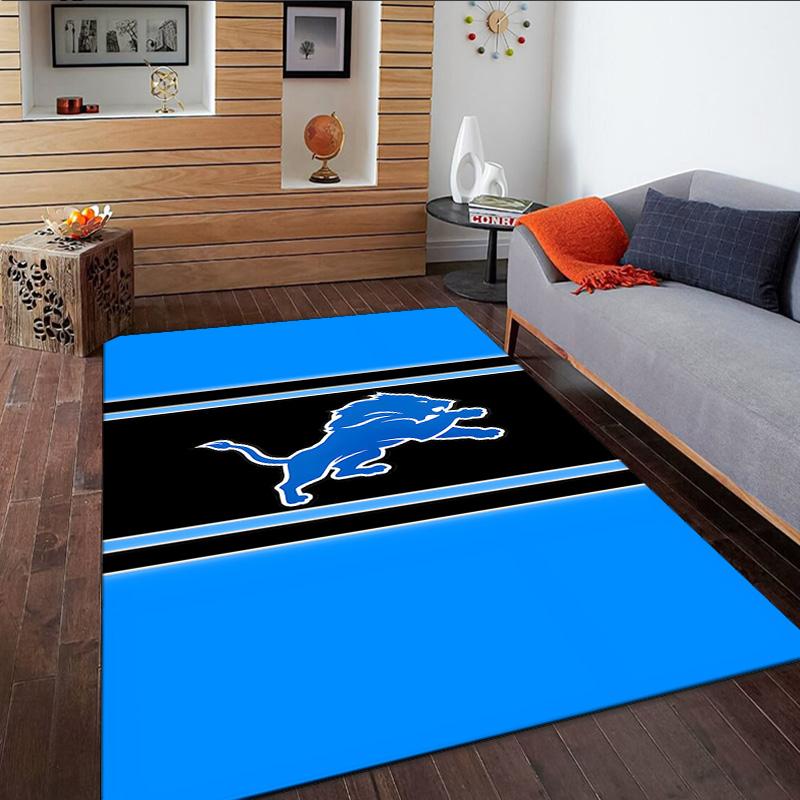 Lions Team Carpet, Kitchen Rugs, Yoga Mat, Non-Slip Mats, Rug for Bathroom, Living Room bedroom, Camping Rugs Christmas Gift