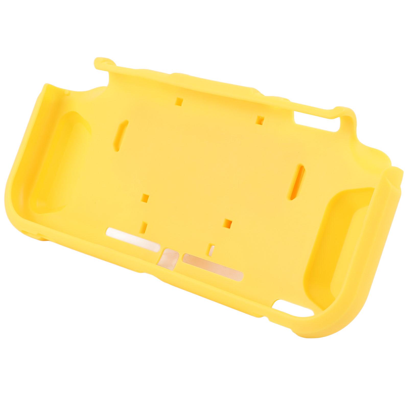 

for Switch Lite Protective Case Precise Cutting Shockproof Scratch Resistant TPU Game Console Cover with Stand Yellow