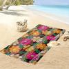 Floral Pattern Colorful Beach Towel Beach Towel Quick-drying for Travel Outdoor Sports Jogging Beach and Swimming