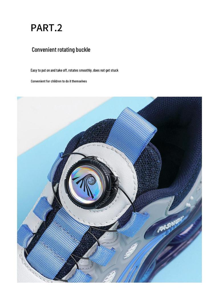 Breathable Boys' Sports Shoes: Mesh Running & Basketball Sneakers for Toddlers